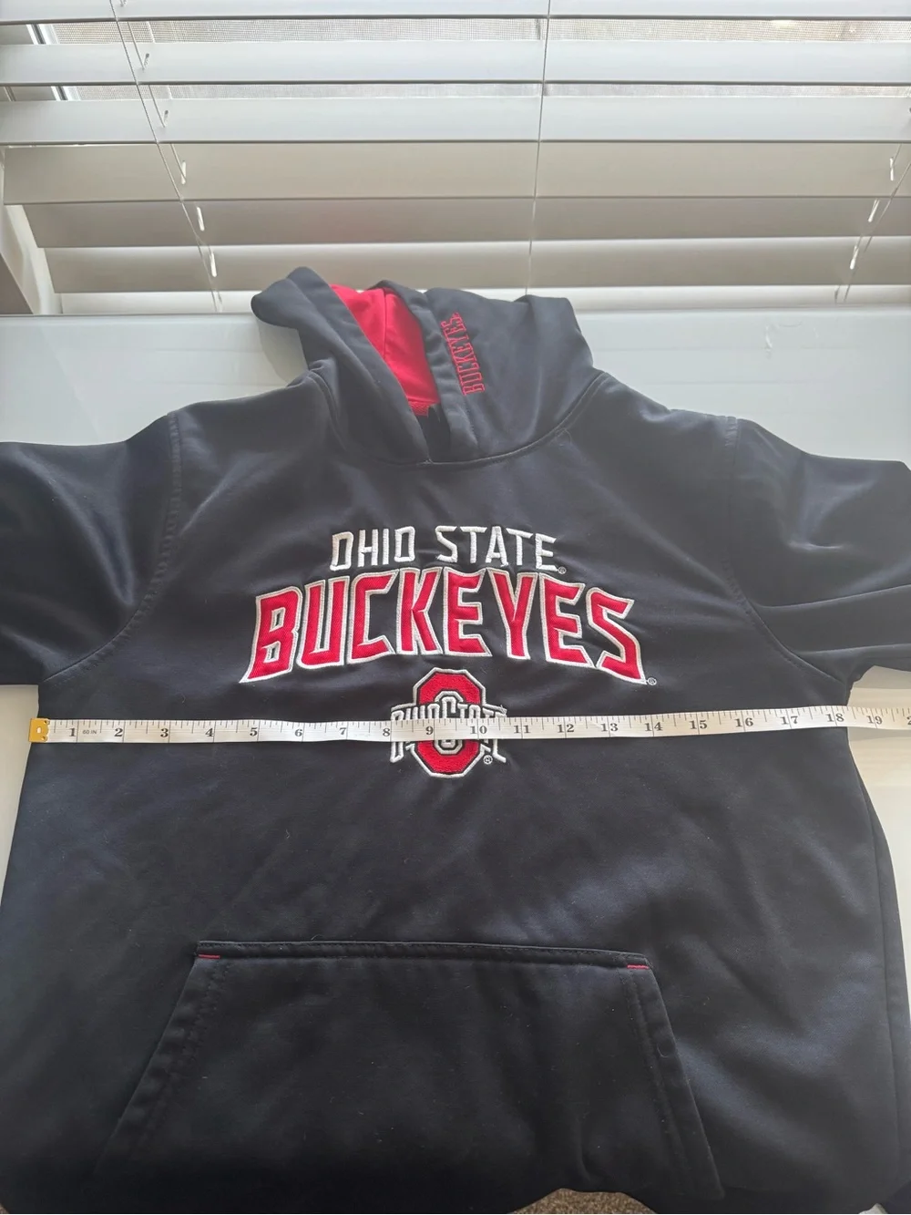 Ohio State Buckeyes College Football KIDS Hoodie Black Red L
